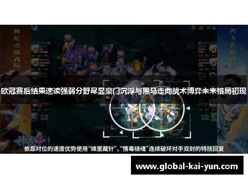欧冠赛后结果速读强弱分野尽显豪门沉浮与黑马走向战术博弈未来格局初现 欧冠赛后结果速读强弱分野尽显豪门沉浮与黑马走向战术博弈未来格局初现